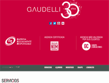 Tablet Screenshot of gaudelli.com